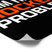 Mijn Drink team heeft een hockeyprobleem Poster (Hoek)