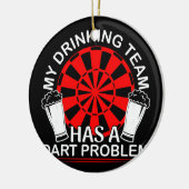 Mijn Drink team heeft een kunstprobleem. Keramisch Ornament (Links)