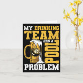 Mijn Drink team heeft een pool Probleem Pool Billi Kaart (Gele Bloem)