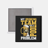 Mijn Drink team heeft een pool Probleem Pool Billi Magneet (Voorkant / Achterkant)