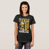 Mijn Drink team heeft een pool Probleem Pool Billi T-shirt (Voorkant volledig)