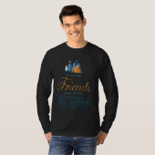 Mijn Drink vrienden hebben een Camping Problem Cam T-shirt (Voorkant volledig)