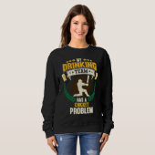 Mijn drinkteam heeft een cricketprobleem  Cricket Trui (Voorkant volledig)