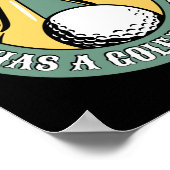 Mijn Drinkteam Heeft Een Golf Probleem Funny Golf Poster (Hoek)