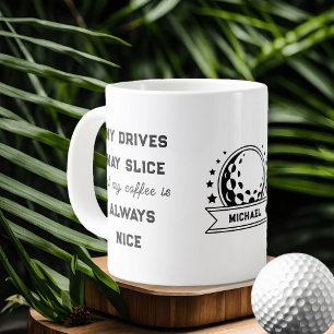 Mijn drives kunnen slingeren Funny Golf Grote Koffiekop