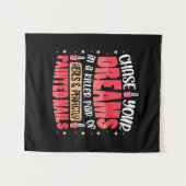 Mijn Dromen Geschilderde Nagels Wandkleed (Voorkant (horizontaal))