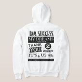 MIJN DROMEN KWAMEN UIT HOODIE (Laag Achter)