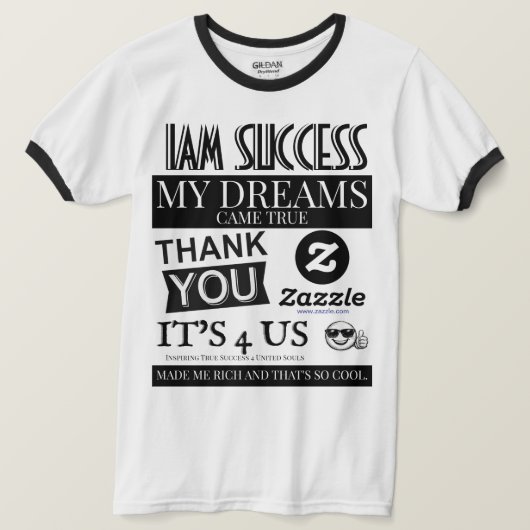 MIJN DROMEN KWAMEN UIT T-SHIRT (Design voorkant)