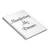 Mijn dromen manipuleren notitieboek (Rechterzijde)