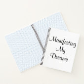 Mijn dromen manipuleren notitieboek (Binnen)