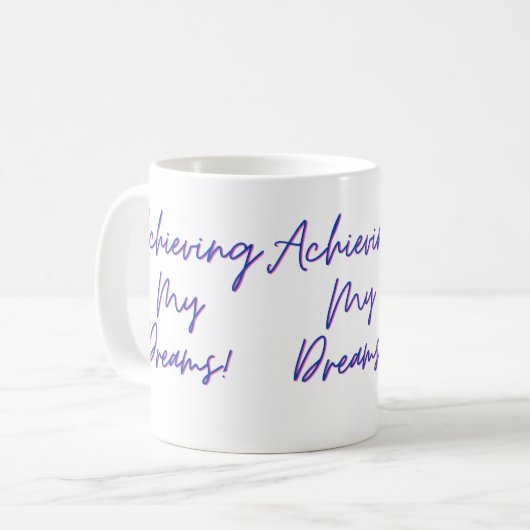 Mijn dromen Mok bereiken (Voorkant links)