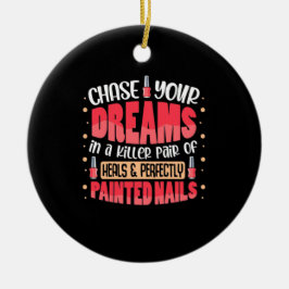 Mijn dromen schilderde nagels keramisch ornament