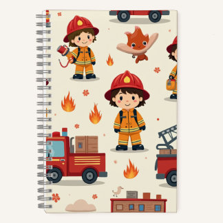 Mijn droom is een brandweerman notitieboek