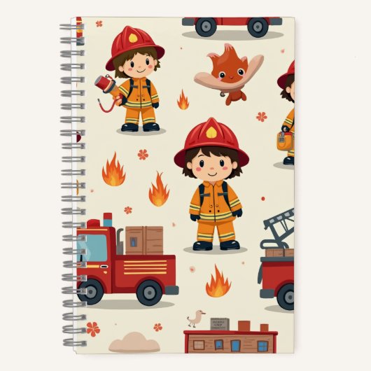 Mijn droom is een brandweerman notitieboek (Voorkant)