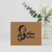 MIJN DRUG VAN KEUZE BRIEFKAART (Staand voorkant)
