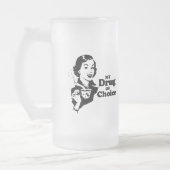 MIJN DRUG VAN KEUZE T-shirt Matglas Bierpul (Links)