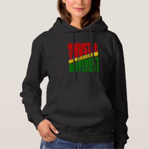 Mijn drukte ziet er anders uit - rood geel groen - hoodie