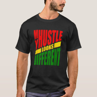 Mijn drukte ziet er anders uit - rood geel groen - t-shirt