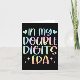 Mijn dubbele cijfers Era Verjaardag Era voor Vrouw Kaart