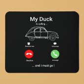 Mijn Duck belt | Funny 2CV Oldtimer Smartphone Muismat