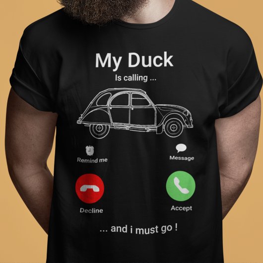 Mijn Duck belt | Funny 2CV Oldtimer Smartphone T-shirt