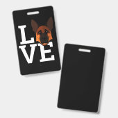 Mijn Duitse herder Badge (Voor- en achterkant)