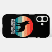Mijn Duitse herder had gelijk over jou hond retro Case-Mate iPhone Case (Achterkant (horizontaal))