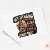 Mijn Duitse Herder Is Mijn Favoriete Kind Sticker (Envelop)
