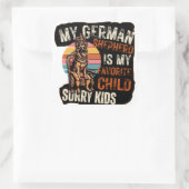 Mijn Duitse Herder Is Mijn Favoriete Kind Sticker (Tas)
