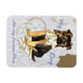 Mijn Duitse Shepherd Ate My Lesson Plan Magneet (Horizontaal)