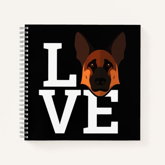 Mijn Duitse Shepherd Notitieboek (Voorkant)