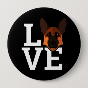 Mijn Duitse Shepherd Ronde Button 4,0 Cm