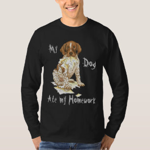 Mijn Duitse Shorthaired Pointer Ate Mijn thuiswerk T-shirt