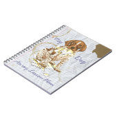 Mijn Duitse Shorthaired Pointer op mijn Lesson Pla Notitieboek (Linkerzijde)