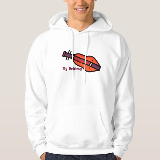 Mijn Dulcimer, muziek Hoodie (Voorkant)