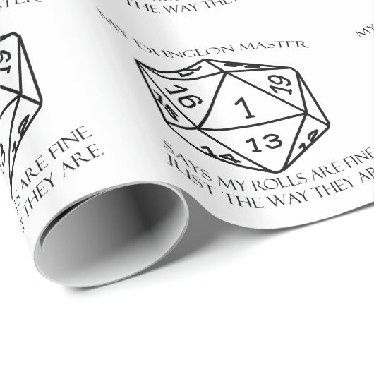 Mijn Dungeon Master Cadeaupapier (Rol Hoek)