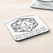 Mijn Dungeon Master Drankjes Onderzetter (Linkerzijde)