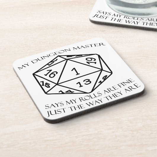 Mijn Dungeon Master Drankjes Onderzetter (Linkerzijde)