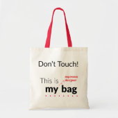 Mijn dure Designer Bag Tote Bag (Voorkant)