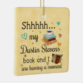 Mijn Dustin Stevens boek en ik hebben een momentje Keramisch Ornament (Rechts)