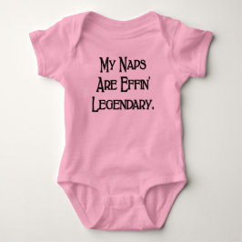 Mijn dutjes zijn legendarisch grappig baby T-shirt