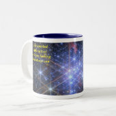 Mijn echte waarde tweekleurige koffiemok (Voorkant links)