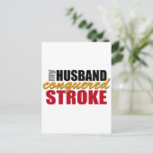 Mijn Echtgenoot Veroverde Slag Briefkaart (Staand voorkant)