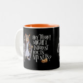 Mijn eekhoorn moeren tweekleurige koffiemok (Voorkant links)