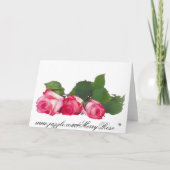 Mijn één en slechts u… feestdagen kaart (Achterkant)