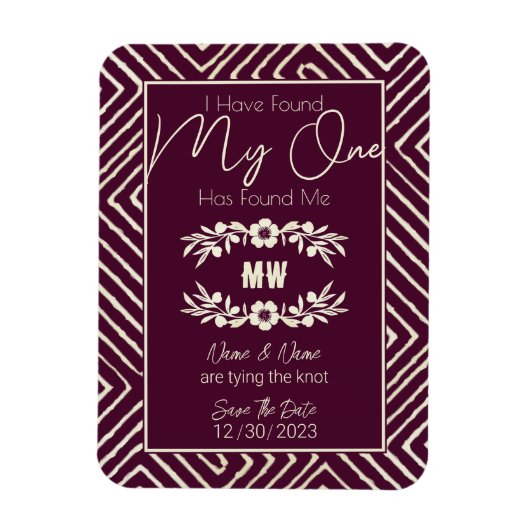 MIJN ÉÉN heeft me Bourgogne Afrikaanse Magnet gevo Magneet (Verticaal)