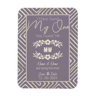 MIJN ÉÉN heeft me Paarse stamAfrikaanse Magnet gev Magneet