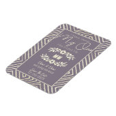 MIJN ÉÉN heeft me Paarse stamAfrikaanse Magnet gev Magneet (Linkerzijde)