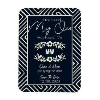 MIJN ÉÉN heeft mij een stambal Afrikaanse bruiloft Magneet