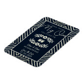 MIJN ÉÉN heeft mij een stambal Afrikaanse bruiloft Magneet (Linkerzijde)